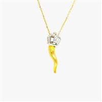 Collana CikOrefice Gioielli Donna in Oro Diamante 0.14 Ct CKDCOAUB009 - CKDCOAUB009